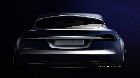 Опубліковані зображення спортивного універсала Tesla Model S