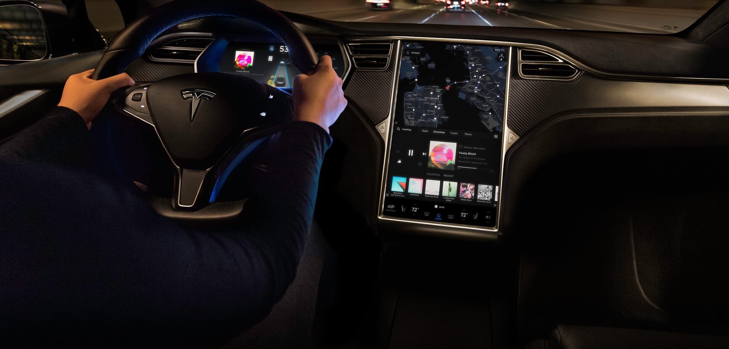 Електрокари Tesla незабаром отримають нову навігацію