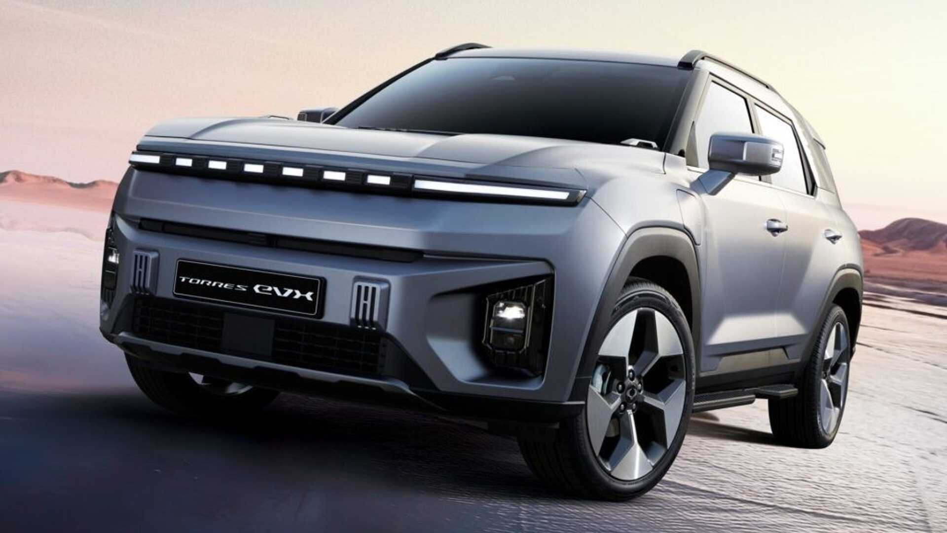 SsangYong розсекретила електричний кросовер Torres EVX