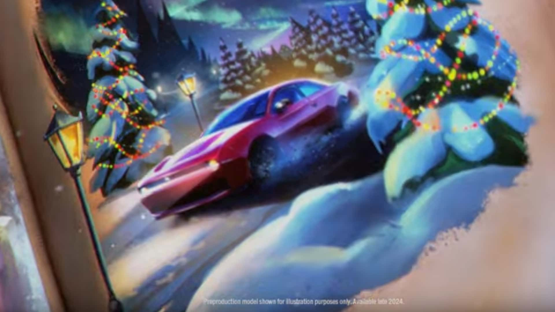 Dodge натякнув на електричний масл-кар у різдвяній відеолистівці