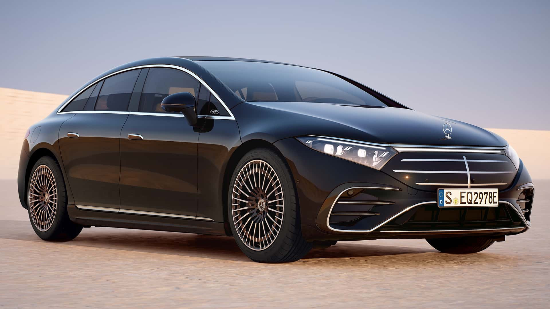 Оновився Mercedes-Benz EQS: більш ємна батарея та зірка на капоті