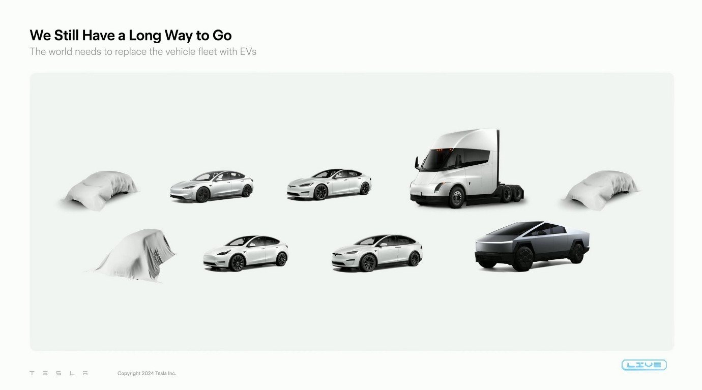 Tesla пообіцяла три нові моделі