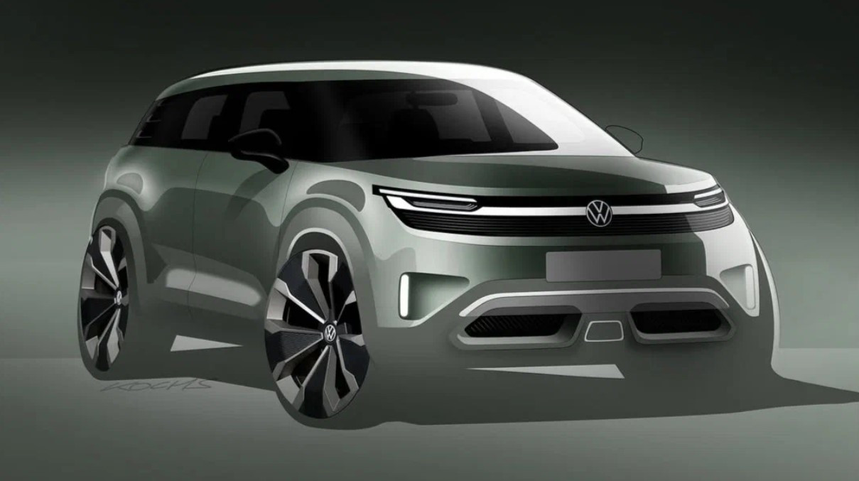 Volkswagen опублікував перші зображення доступного кросовера ID.2 Cross