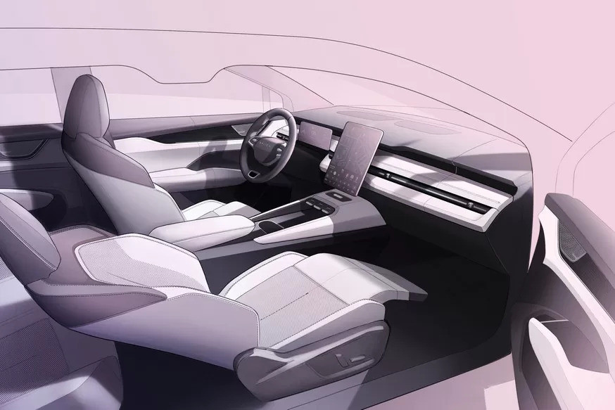 Skoda показала салон нового флагманського електрокросовера Peaq