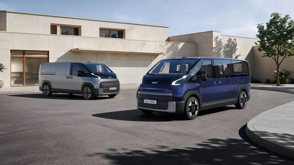 Kia представила фургон і мікроавтобус PV7 із запасом ходу 460 кілометрів