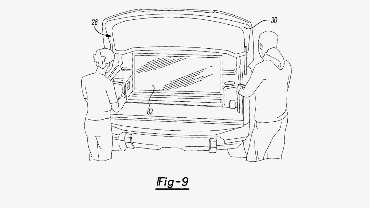 Недорогий електропікап Ford отримає телевізор у багажнику