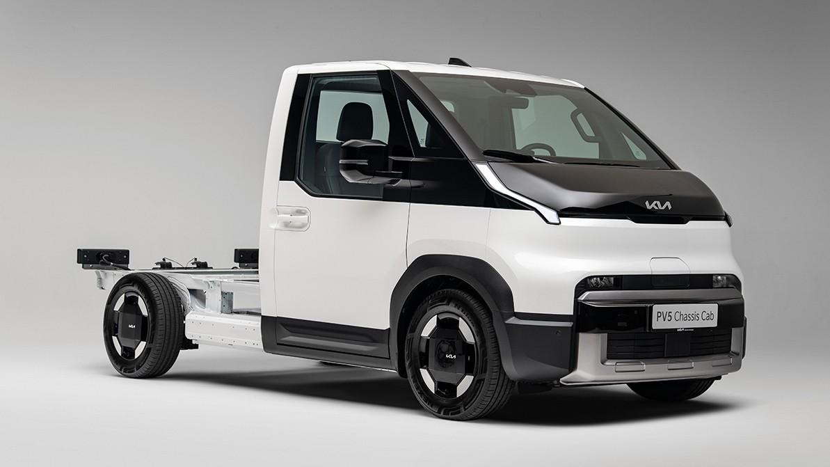 Електричний Kia PV5 став доступним у вигляді голого шасі