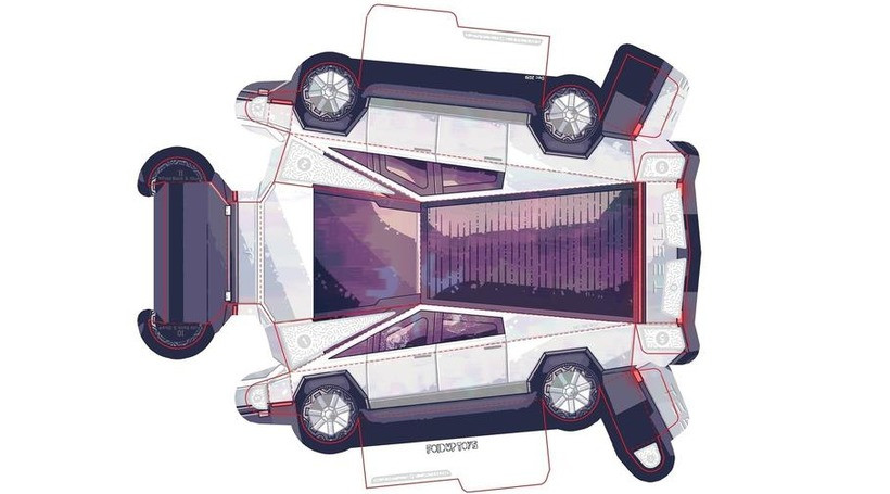 Робимо копію Tesla Cybertruck з паперу